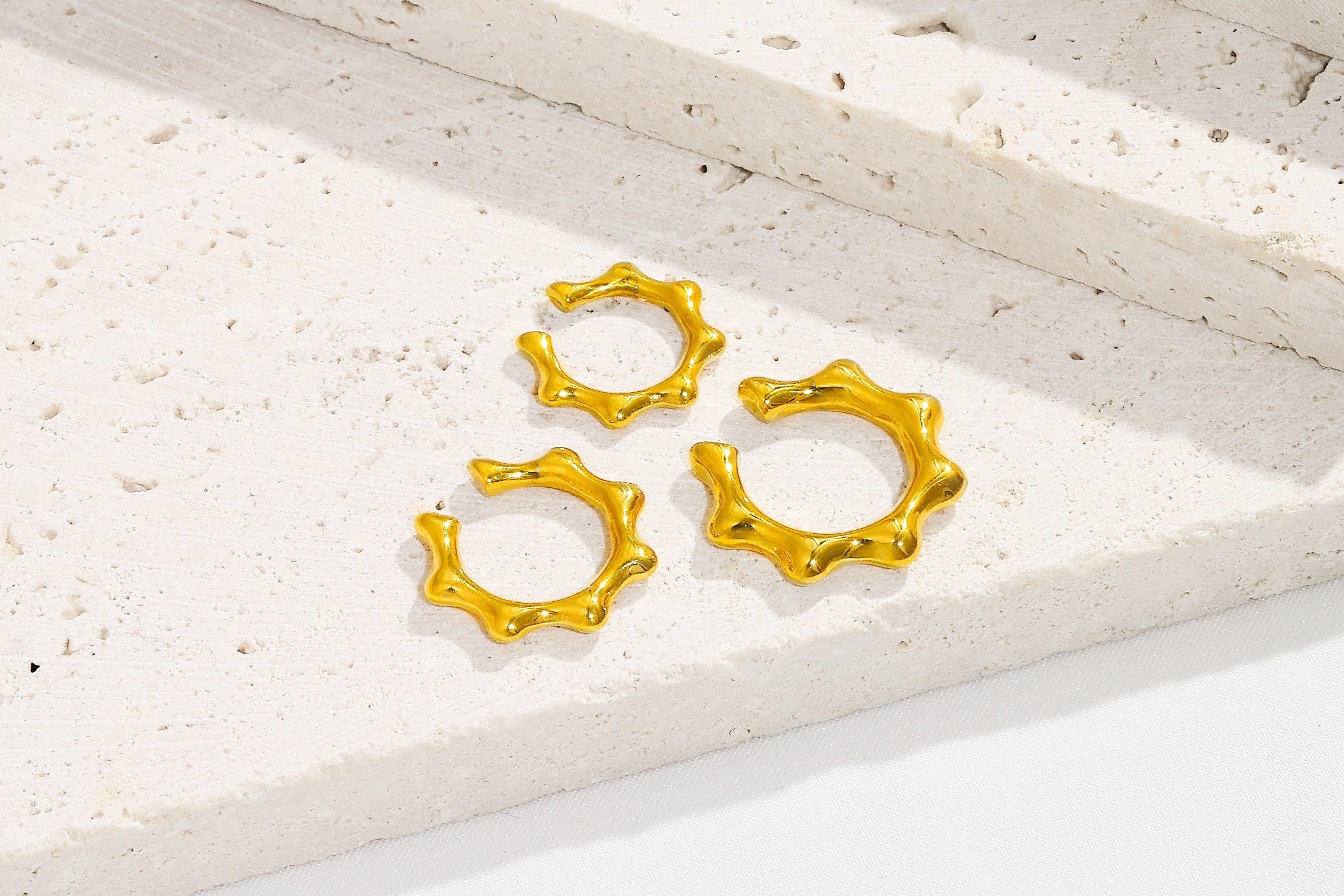Crown Earcuffs, 3 pieces