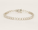 Tennis Rivière Bracelet ⋅ Solid Sterling Silver ⋅ Made in Thailand ⋅ Limited Edition