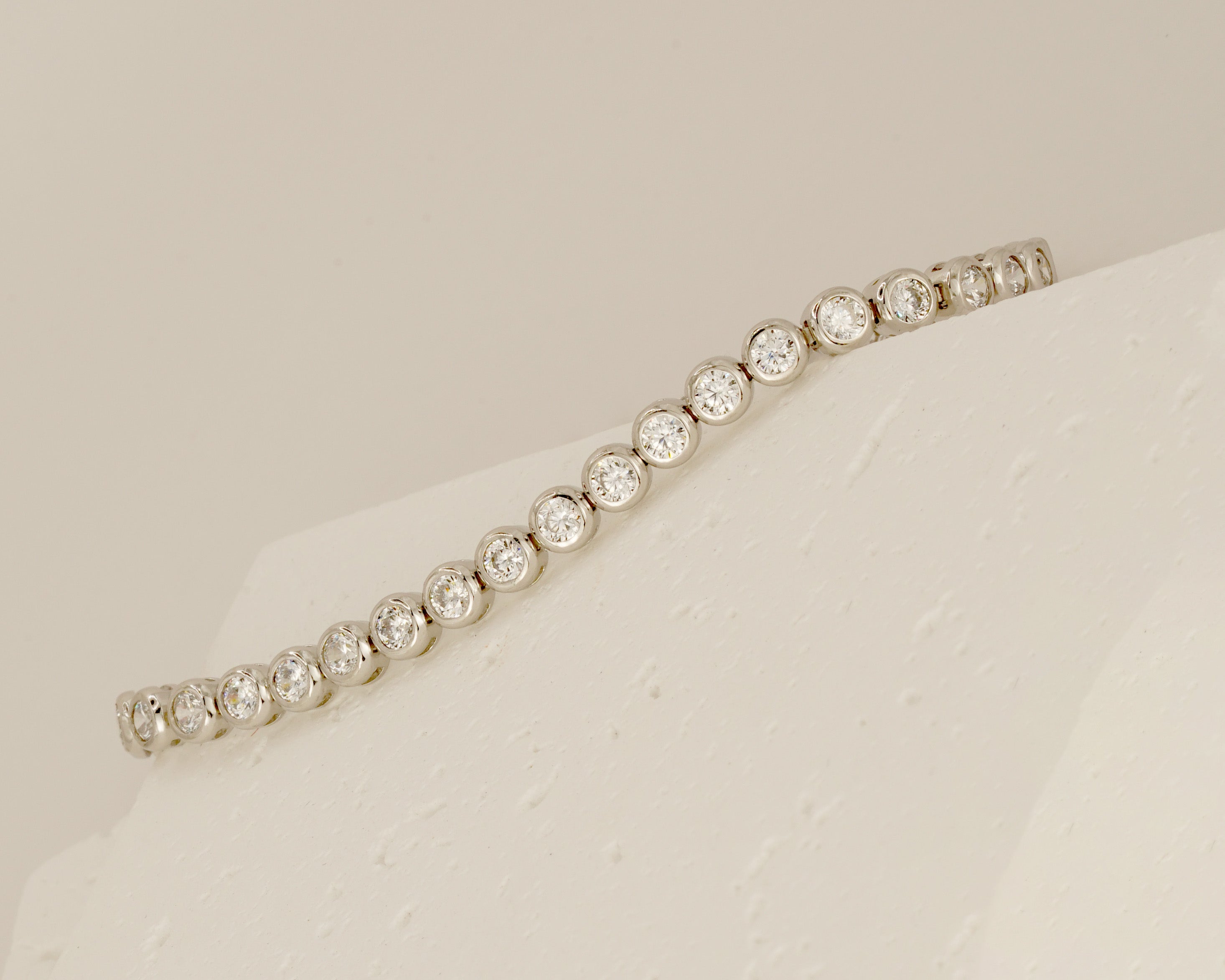 Tennis Rivière Bracelet ⋅ Solid Sterling Silver ⋅ Made in Thailand ⋅ Limited Edition