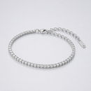 Rivière tennis bracelet, thin