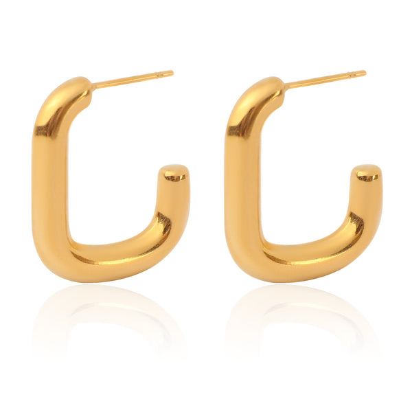 Argola Square Hoops