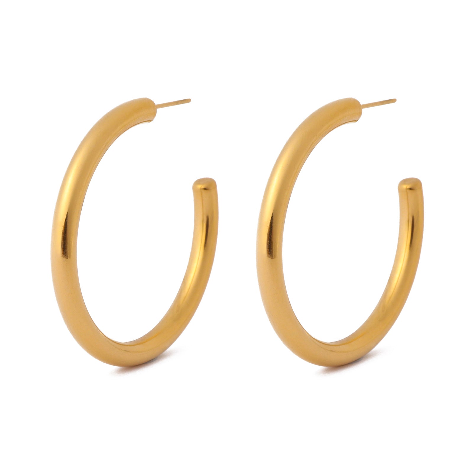 Argola Classic Hoops – Minimal Everyday Style