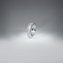 NEW | Sterling Silver Baguette Eternity Ring – Triple Row Brilliants
