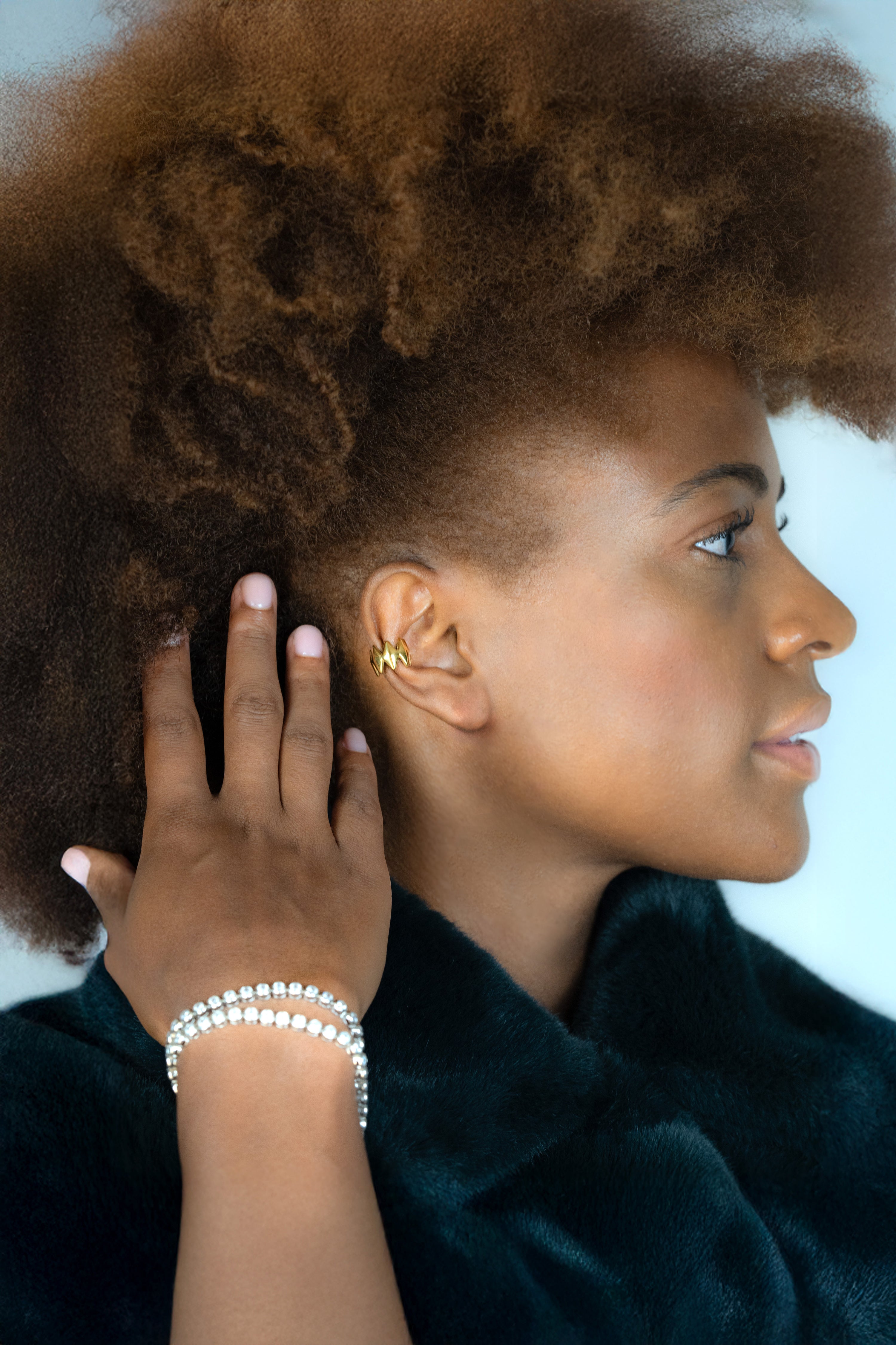 NEW | Edgy Earcuffs, Gold, 1 pair, designed by Rebeca Sá
