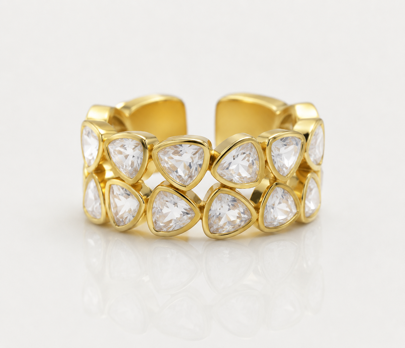 PRE-ORDER Trillion Duo Ring